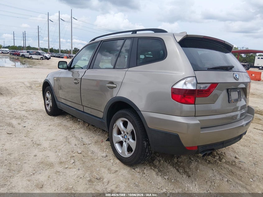 BMW X3 2007 VIN WBXPC93407WF05283