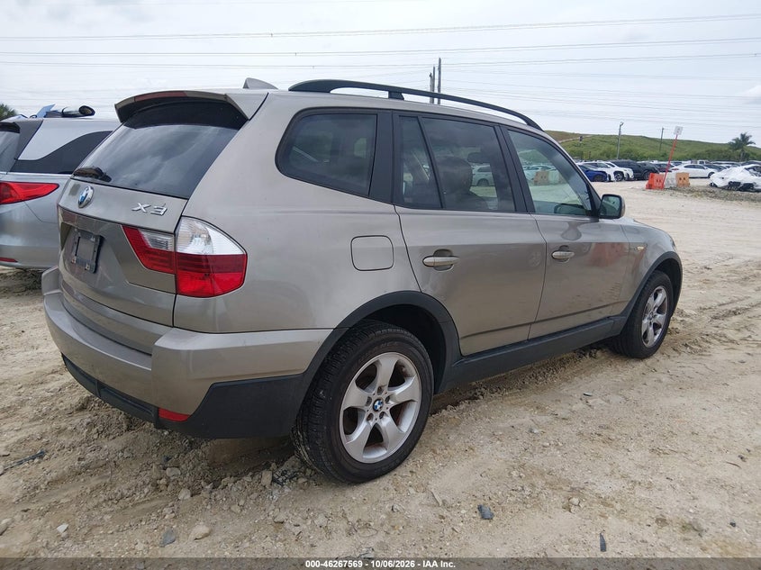 BMW X3 2007 VIN WBXPC93407WF05283