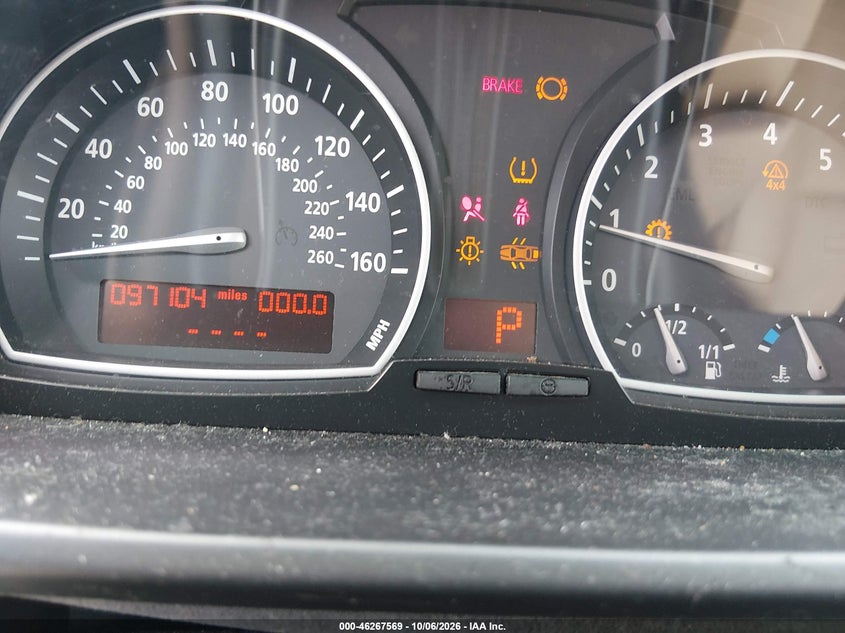 BMW X3 2007 VIN WBXPC93407WF05283