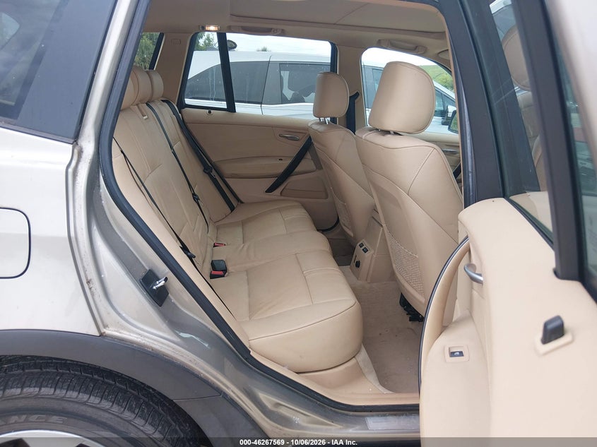 BMW X3 2007 VIN WBXPC93407WF05283