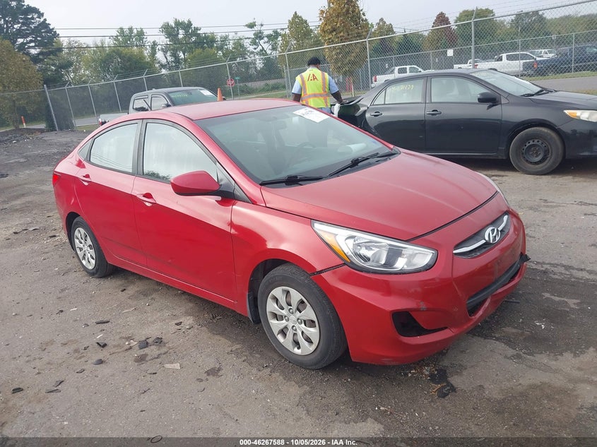 Vin: kmhct4ae1gu085676, lot: 46767682, hyundai accent se 20161