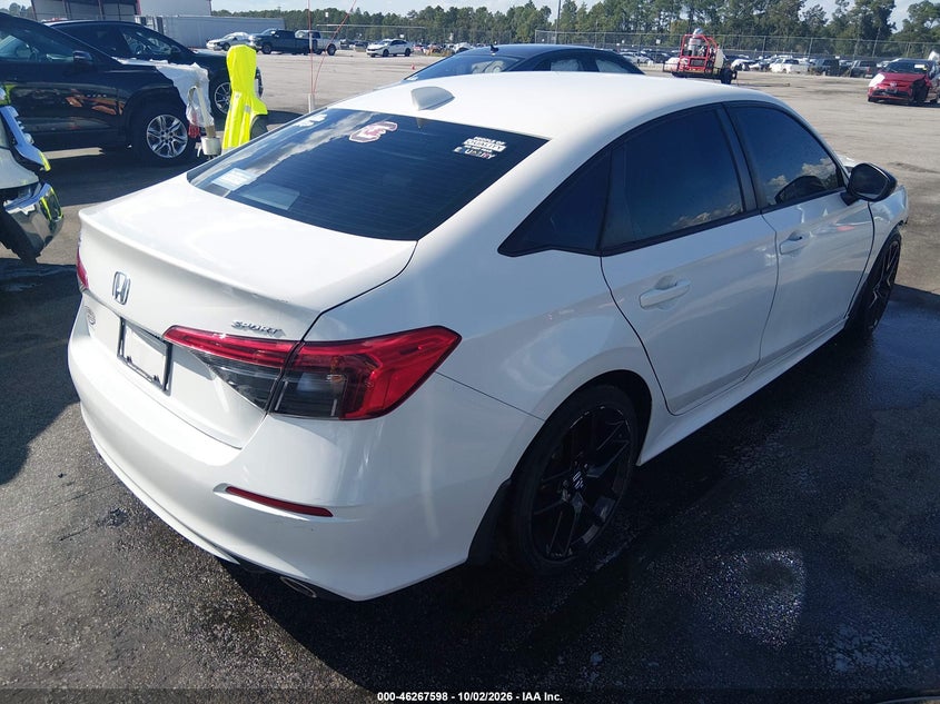 Vin: 2hgfe2f57nh608452, lot: 46767692, honda civic sport 20224