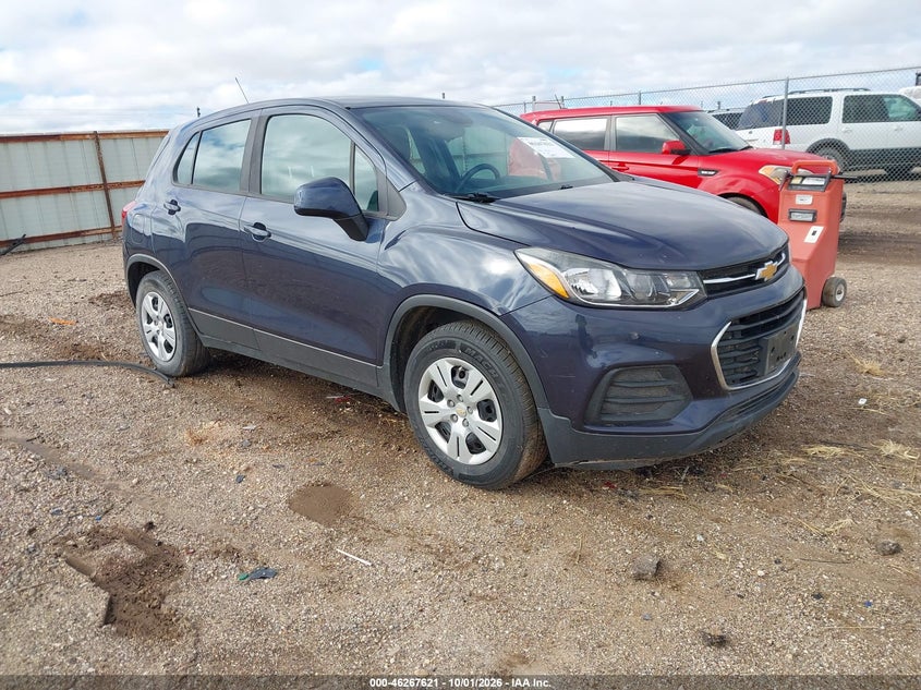 Vin: 3gncjksb1kl158266, lot: 46767715, chevrolet trax ls 20191