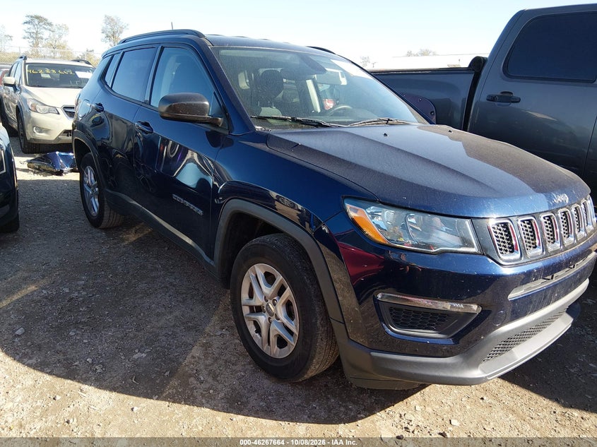 Vin: 3c4njcab6jt322375, lot: 46767758, jeep compass sport fwd 2018 img_1