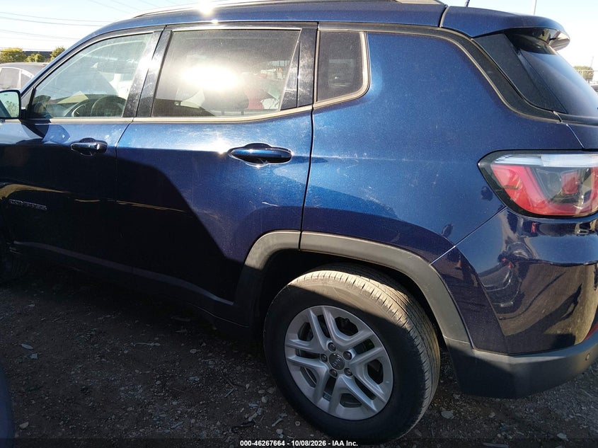 Vin: 3c4njcab6jt322375, lot: 46767758, jeep compass sport fwd 20183