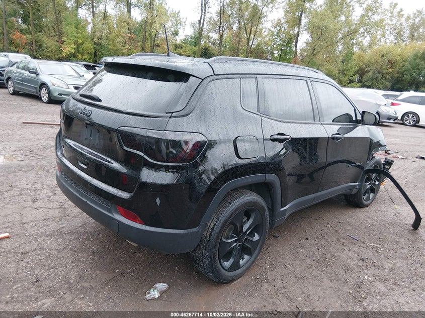 Vin: 3c4njdbb1mt509449, lot: 46767808, jeep compass altitude 4x4 20214