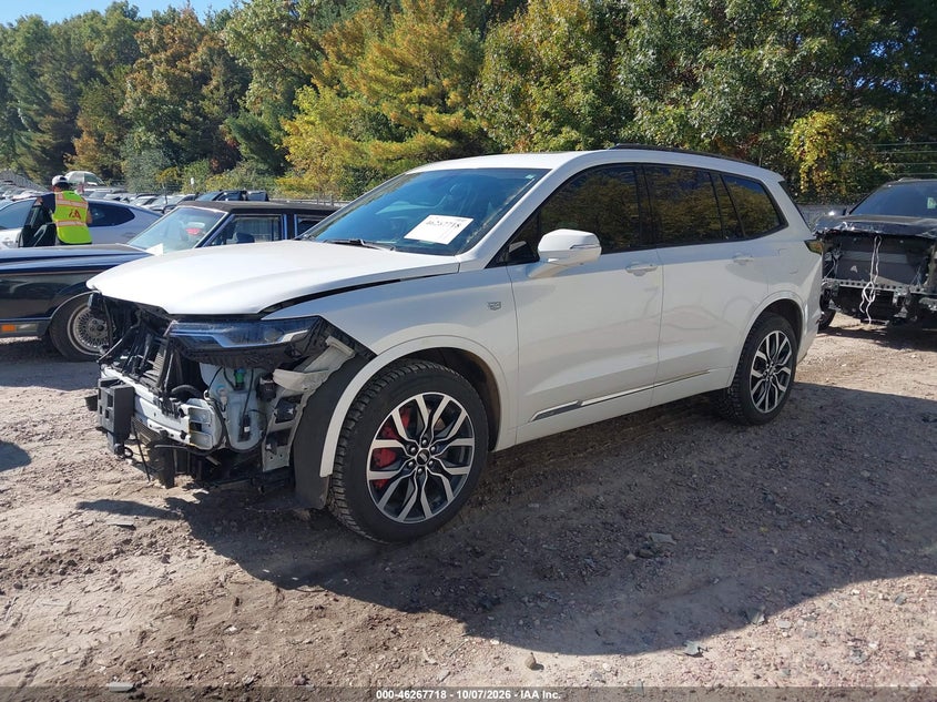 Vin: 1gykpgrs9pz192293, lot: 46767811, cadillac xt6 sport 20232
