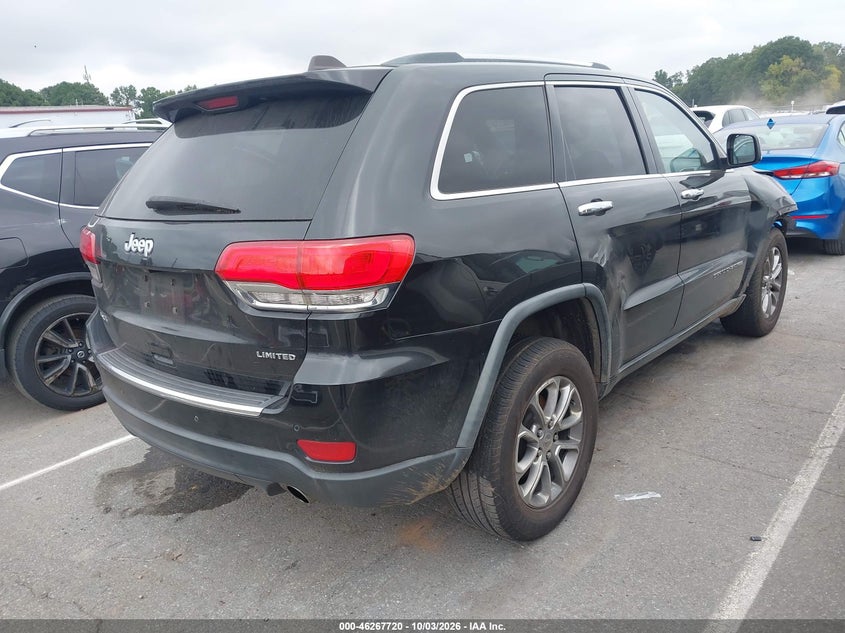 Vin: 1c4rjfbg9ec303012, lot: 46767814, jeep grand cherokee limited 20144