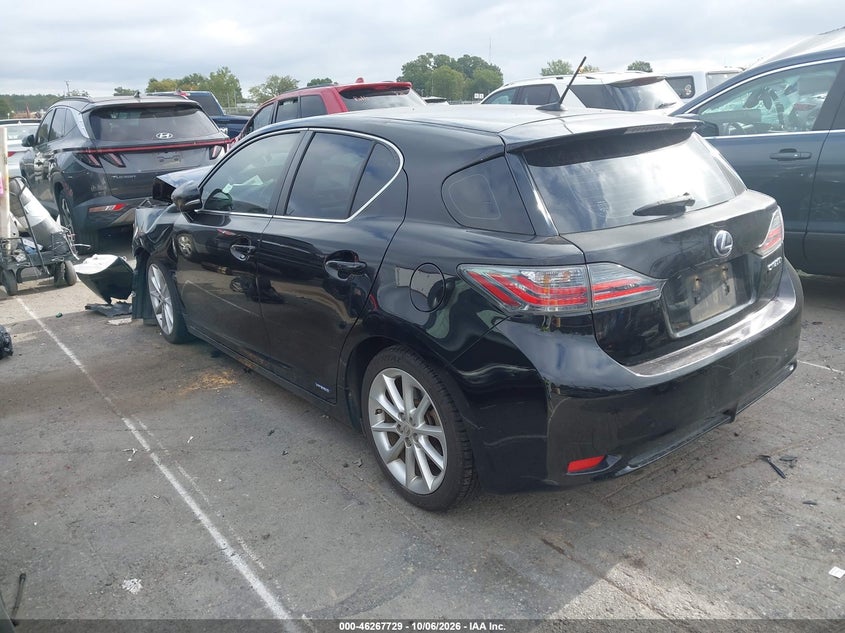 Vin: jthkd5bh9b2032240, lot: 46767823, lexus ct 200h premium 20113