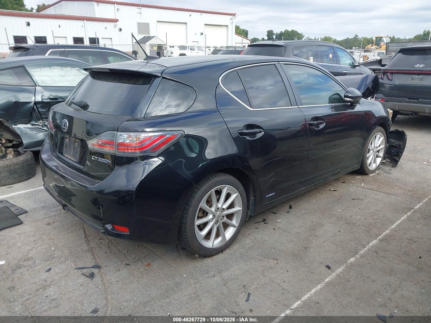 Vin: jthkd5bh9b2032240, lot: 46767823, lexus ct 200h premium 20114