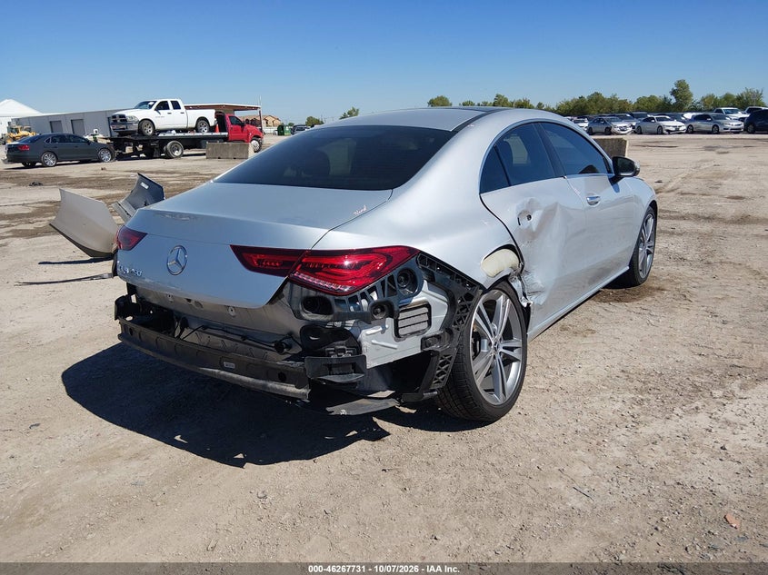 Vin: w1k5j4gb8mn195135, lot: 46767824, mercedes-benz cla 250 20214