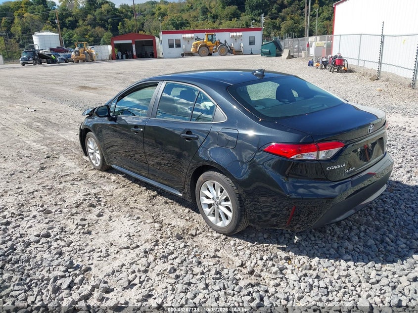 Vin: 5yfvpmae8mp172064, lot: 46767832, toyota corolla le 20213