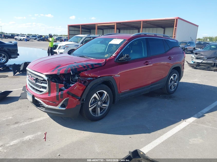 Vin: 3gkalpev3ml328647, lot: 46767847, gmc terrain fwd slt 20212