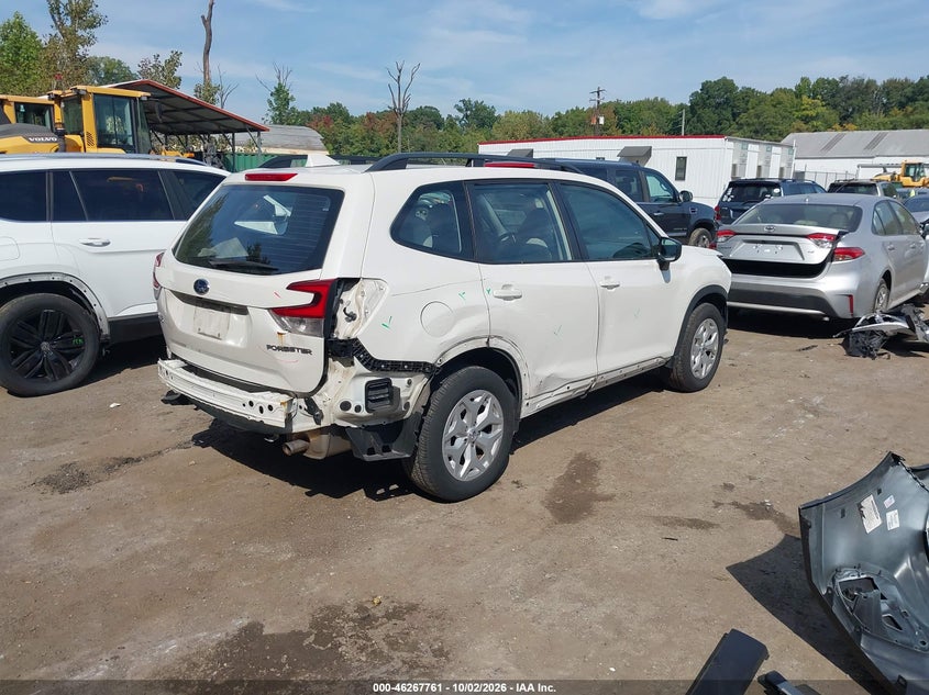 Vin: jf2skadc6lh580388, lot: 46767855, subaru forester 20204