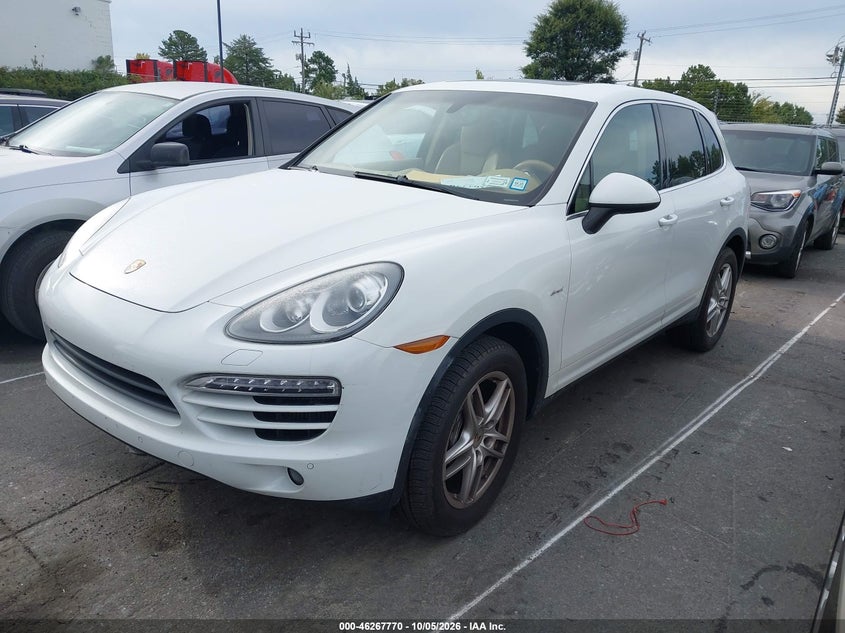 Vin: wp1af2a20dla24610, lot: 46767864, porsche cayenne diesel 20132