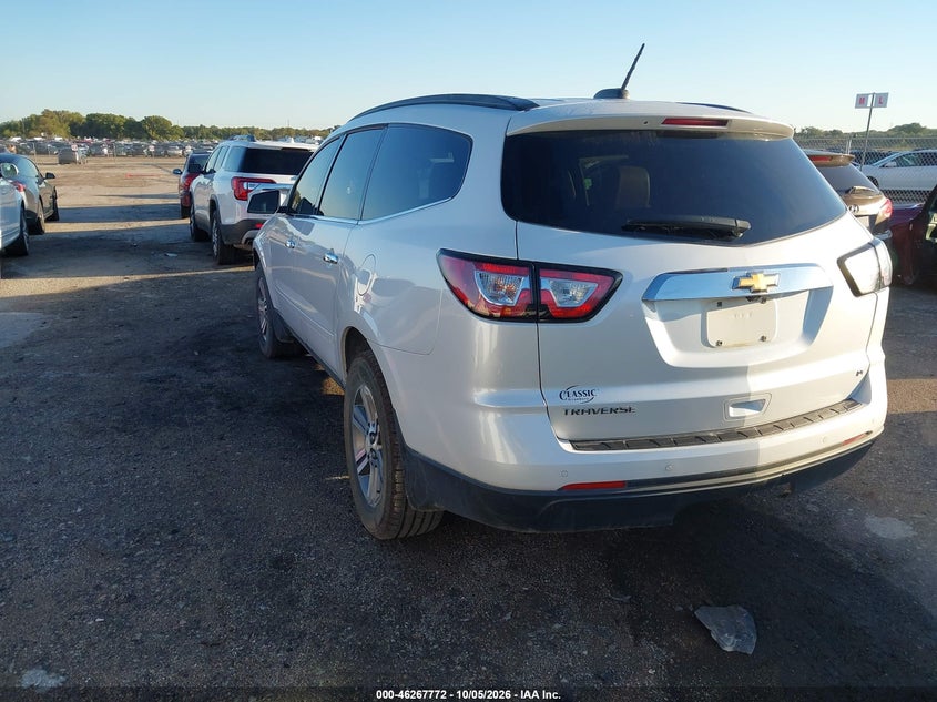 Vin: 1gnkrhkd5hj100573, lot: 46767866, chevrolet traverse 2lt 20173