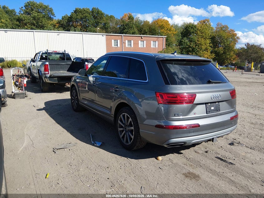 Vin: wa1laaf78hd005207, lot: 46767920, audi q7 3.0t premium 20173