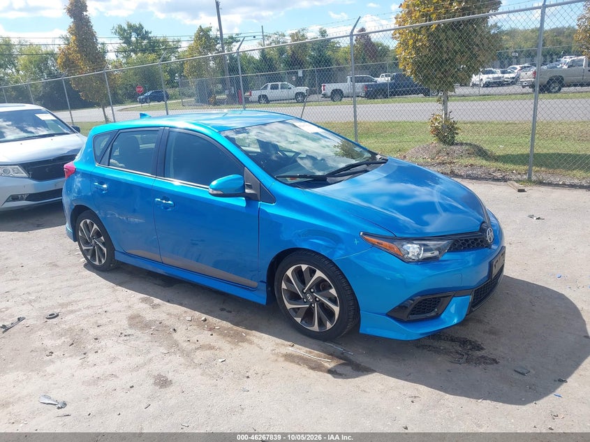 Vin: jtnkarje5gj512020, lot: 46767933, scion im 20161