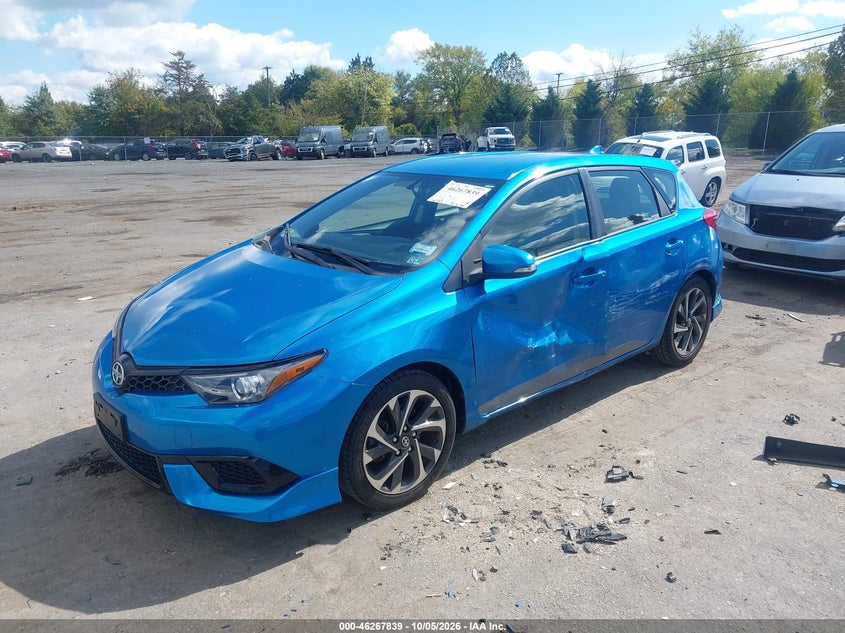 Vin: jtnkarje5gj512020, lot: 46767933, scion im 20162