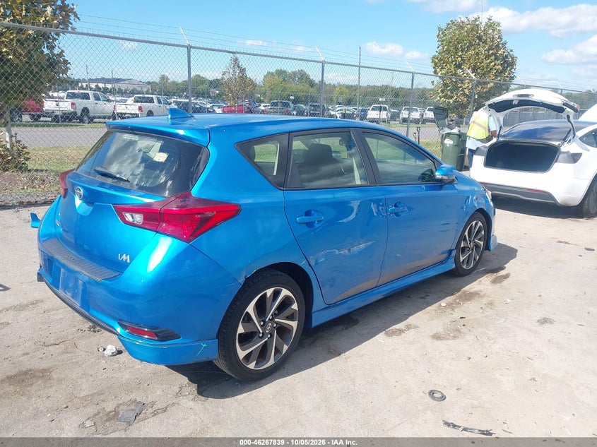 Vin: jtnkarje5gj512020, lot: 46767933, scion im 20164