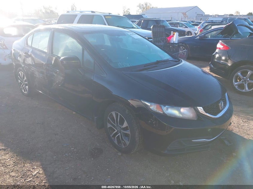 2014 Honda Civic Ex, Right Side, IAAI, VIN 19XFB2F86EE052664