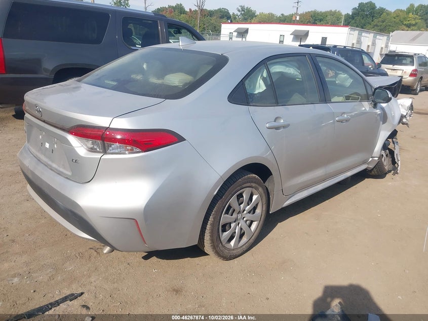 Vin: jtdeprae1lj047634, lot: 46767968, toyota corolla le 20204