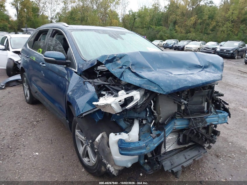 Vin: 2fmpk4j94lbb31542, lot: 46768034, ford edge sel 20201