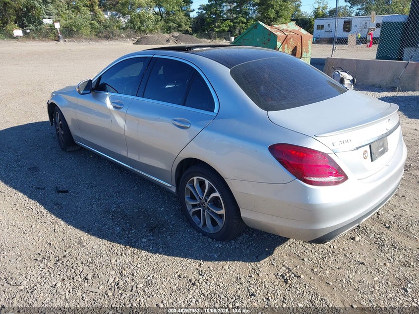 Vin: 55swf4kb1hu224873, lot: 46768047, mercedes-benz c 300 4matic 20173