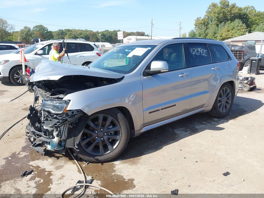 Vin: 1c4rjfcg5kc762144, lot: 46768059, jeep grand cherokee high altitude 4x4 20192