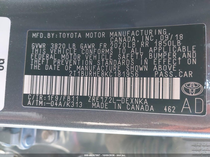 TOYOTA COROLLA - zdjęcie 9