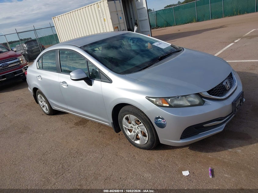 Vin: 2hgfb2f52dh546403, lot: 46768113, honda civic lx 20131