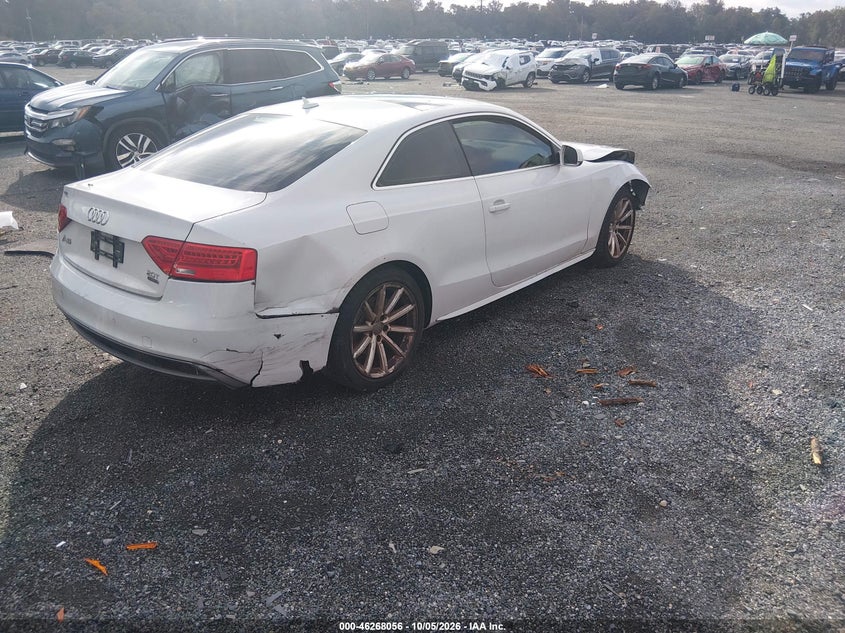 Vin: waumfafr6fa036240, lot: 46768150, audi a5 2.0t premium 20154