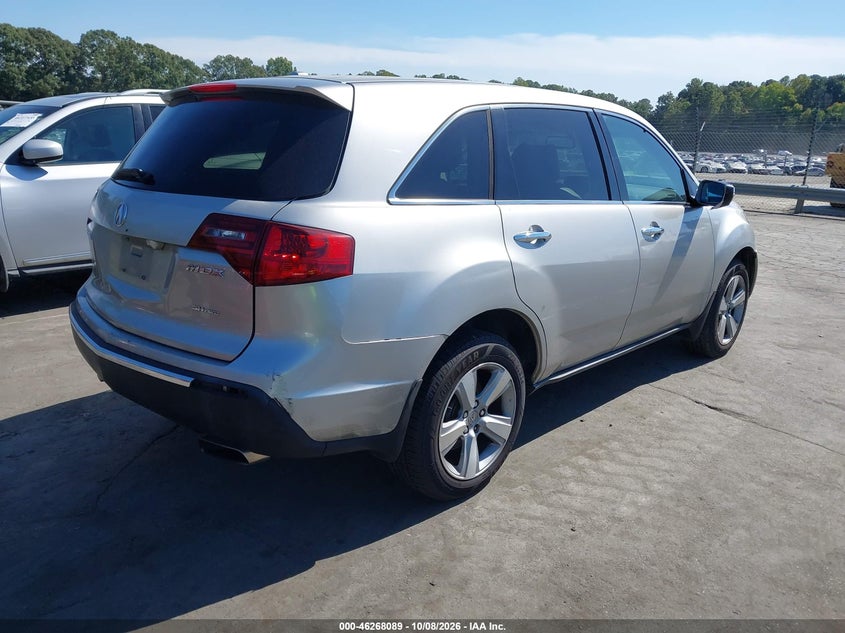 Vin: 2hnyd2h61ah504138, lot: 46768183, acura mdx technology package 20104