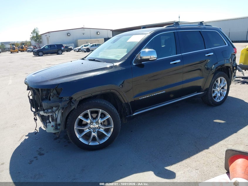 Vin: 1c4rjfjm8ec371843, lot: 46768195, jeep grand cherokee summit 20142