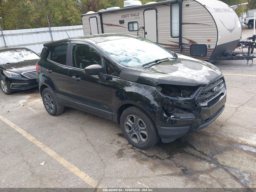 Vin: maj3s2fe4kc271690, lot: 46768239, ford ecosport s 20191