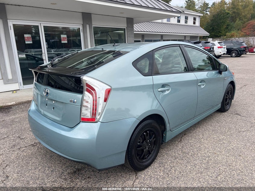 Vin: jtdkn3du5c1492614, lot: 46768244, toyota prius four 20124