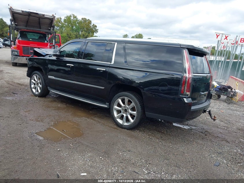 Vin: 1gys4hkjxhr288998, lot: 46768265, cadillac escalade esv luxury 20173