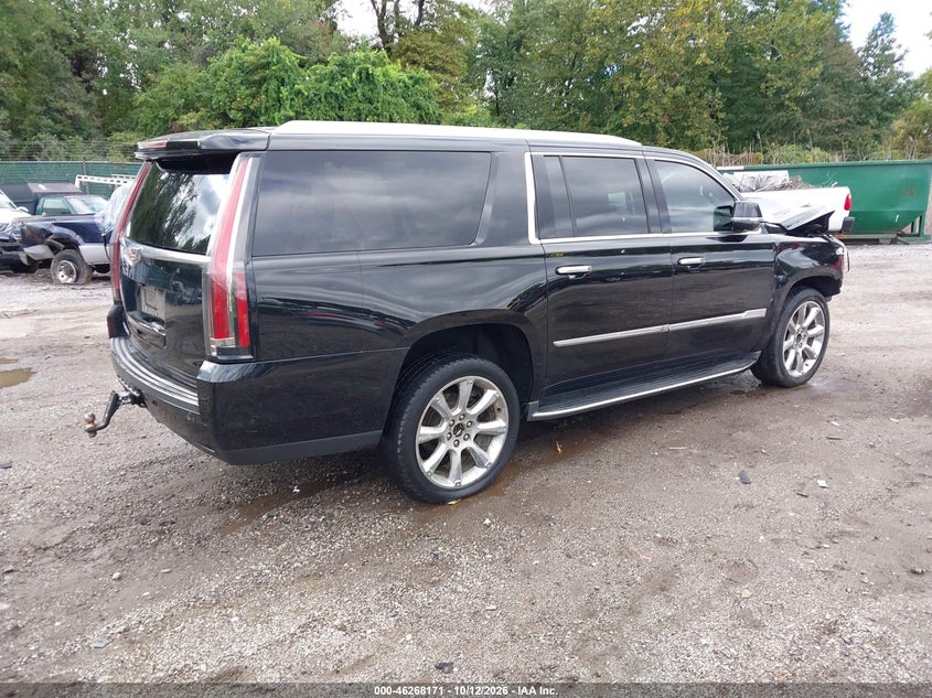 Vin: 1gys4hkjxhr288998, lot: 46768265, cadillac escalade esv luxury 20174