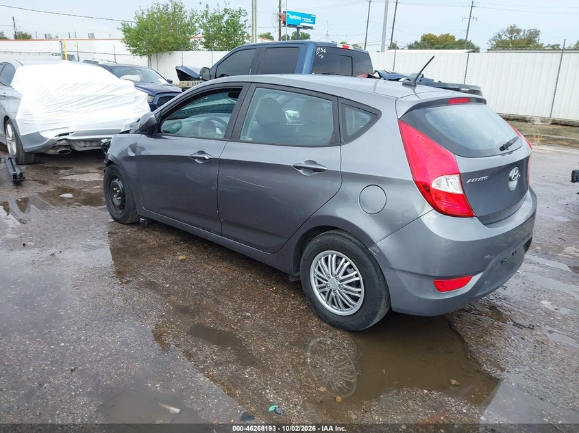 Vin: kmhct5ae9hu339335, lot: 46768287, hyundai accent se 20173