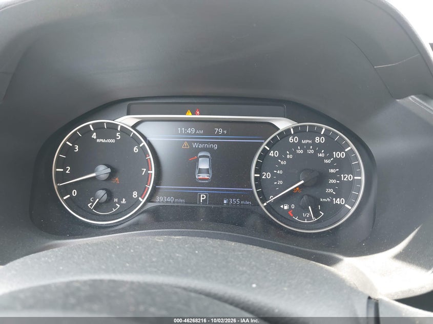 NISSAN ALTIMA 2025 VIN 1N4BL4DV9SN372087