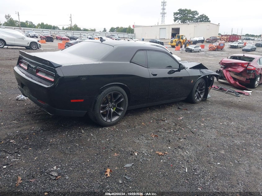 Vin: 2c3cdzfj8lh184758, lot: 46768318, dodge challenger r/t scat pack 20204