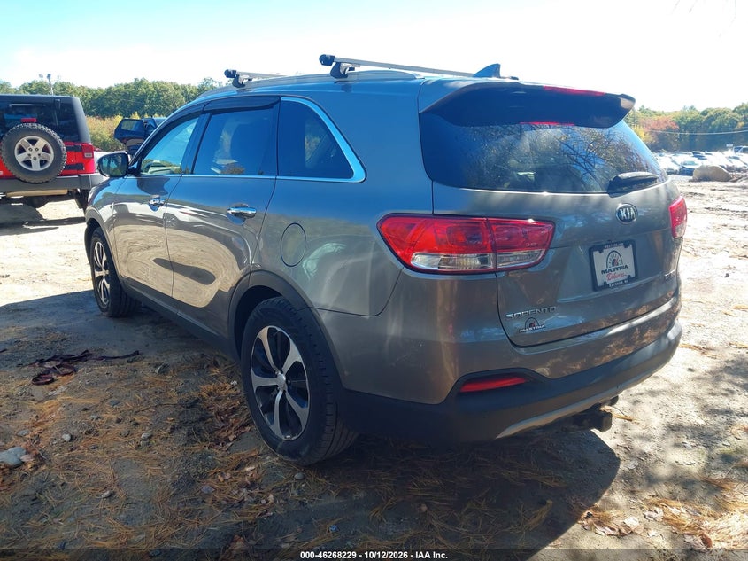 Vin: 5xyphda13gg028031, lot: 46768323, kia sorento 2.0t ex 20163