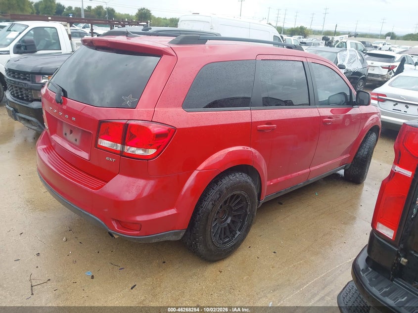 Vin: 3c4pdcbb4ft736678, lot: 46768348, dodge journey sxt 20154