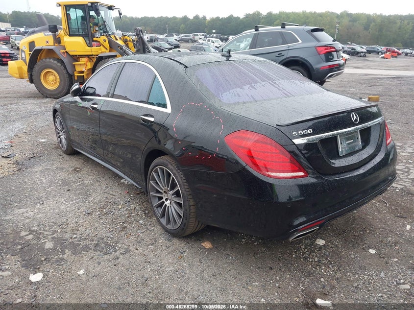 Vin: wddug8cb5fa095625, lot: 46768393, mercedes-benz s 550 20153