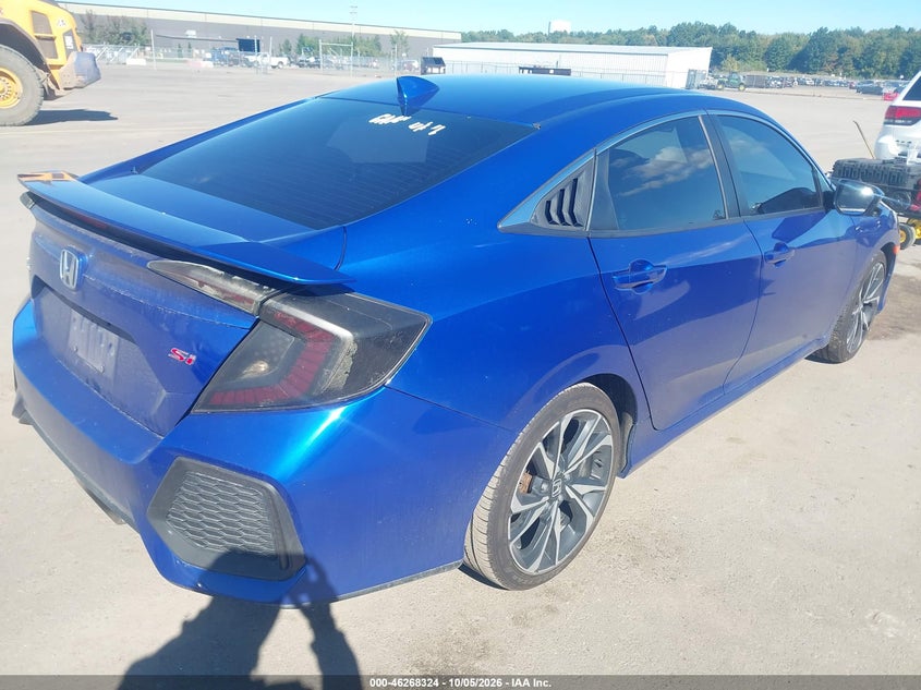 Vin: 2hgfc1e5xjh710209, lot: 46768418, honda civic si 20184