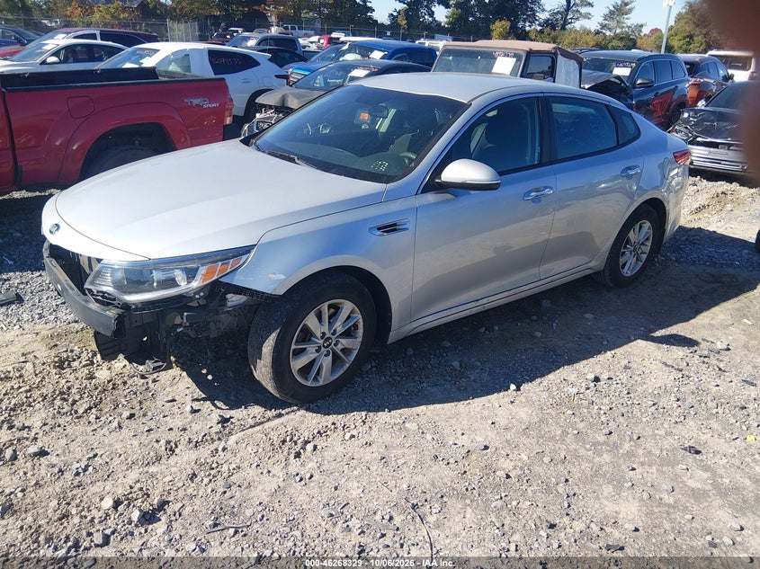 Vin: knagt4l32g5119407, lot: 46768423, kia optima lx 20162
