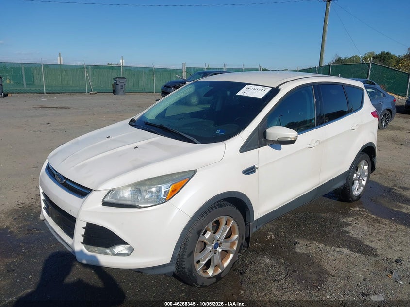 Vin: 1fmcu0hx7dud84758, lot: 46768439, ford escape sel 20132