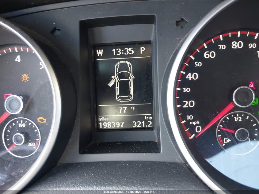 VOLKSWAGEN GTI 2011 VIN WVWHD7AJ4BW296485