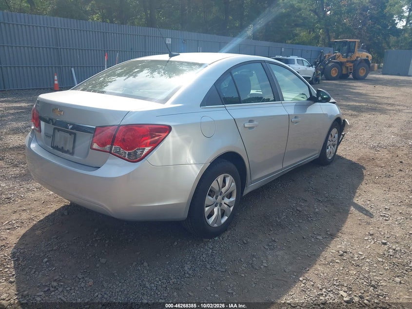Vin: 1g1pc5sh5c7330226, lot: 46768480, chevrolet cruze ls 20124