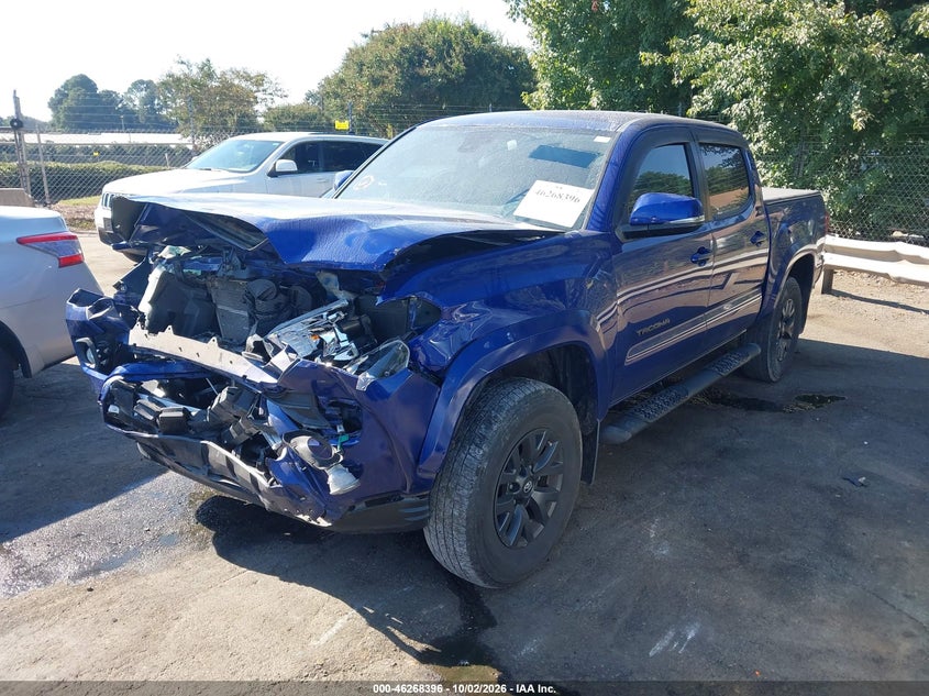 Vin: 3tmcz5an0pm594588, lot: 46768490, toyota tacoma sr5 v6 20232